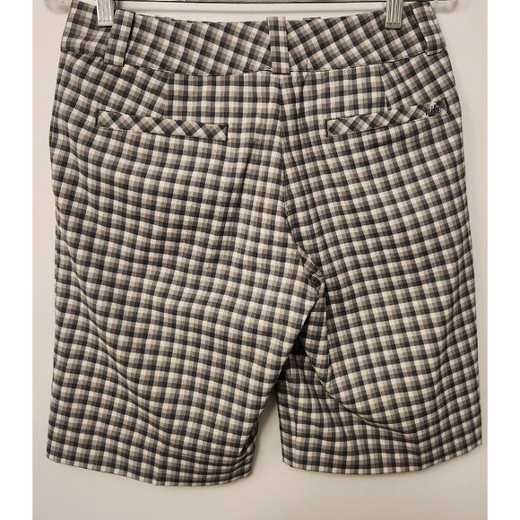 Nike Golf Dri-Fit Golf Shorts Multicolor Checkered Womens Size 4 NEW NWOT - Picture 7 of 11